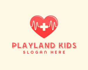 Medical Heart Heartbeat Pulse logo design