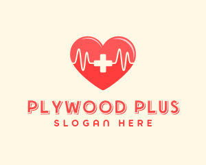 Medical Heart Heartbeat Pulse logo design