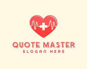 Medical Heart Heartbeat Pulse logo design