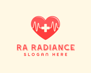 Medical Heart Heartbeat Pulse logo design