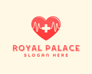 Medical Heart Heartbeat Pulse logo design