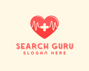 Medical Heart Heartbeat Pulse logo design