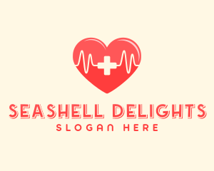 Medical Heart Heartbeat Pulse logo design