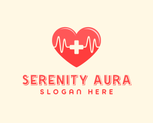 Medical Heart Heartbeat Pulse logo design