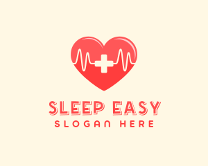 Medical Heart Heartbeat Pulse logo design