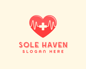 Medical Heart Heartbeat Pulse logo design