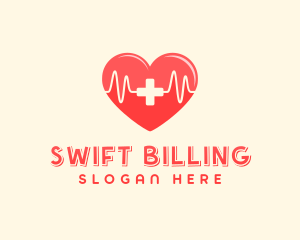 Medical Heart Heartbeat Pulse logo design