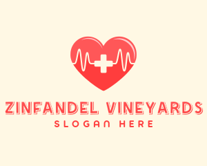 Medical Heart Heartbeat Pulse logo design