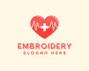 Medical Heart Heartbeat Pulse logo design