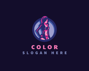 Curves - Fashion Bikini Lingerie logo design