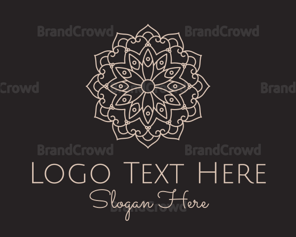 Luxury Flower Mandala Logo