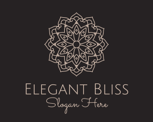 Pattern - Luxury Flower Mandala logo design