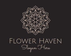 Luxury Flower Mandala logo design