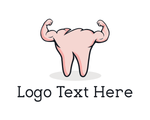 Protein - Tooth Muscle Dentistry logo design