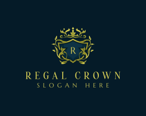 Royalty Crown Ornament  logo design