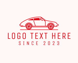 Auto Garage - Modern Sports Car logo design
