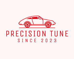 Tuning - Modern Sports Car logo design