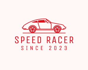 Car Service - Modern Sports Car logo design