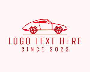 Car Dealership - Modern Sports Car logo design