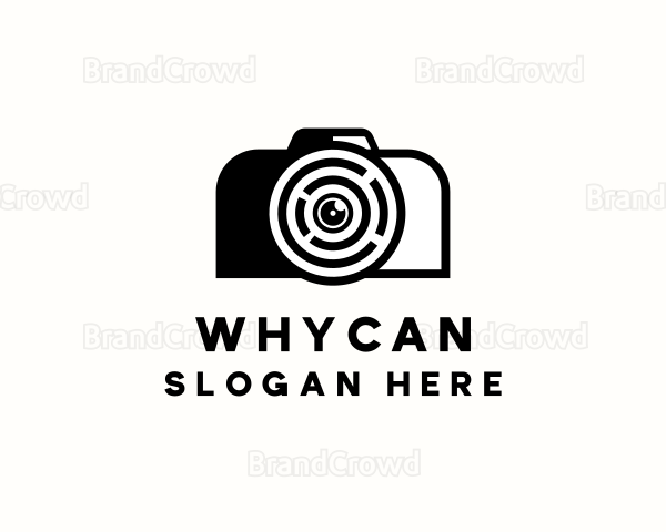 Camera Portrait Lens Logo