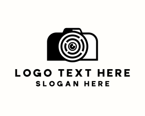 Camera Portrait Lens Logo