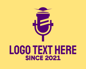 Communication - Lighthouse Mic Podcast logo design