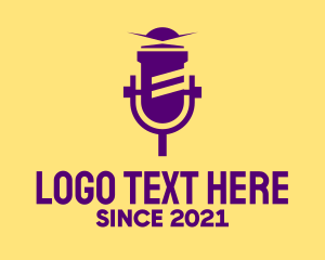 Radio Station - Lighthouse Mic Podcast logo design