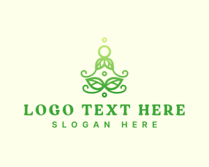 Yogi - Zen Meditation Plant logo design