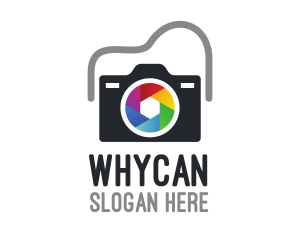 Gadget - Colorful Shutter Lens logo design
