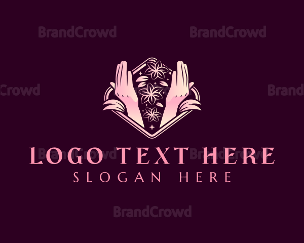 Flower Hand Wellness Logo