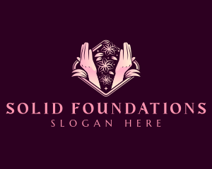 Flower Hand Wellness Logo