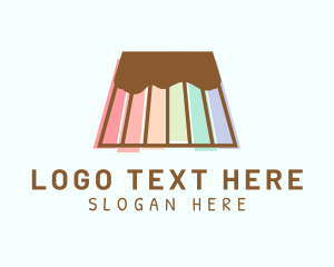 Sweet - Colorful Rainbow Pudding logo design