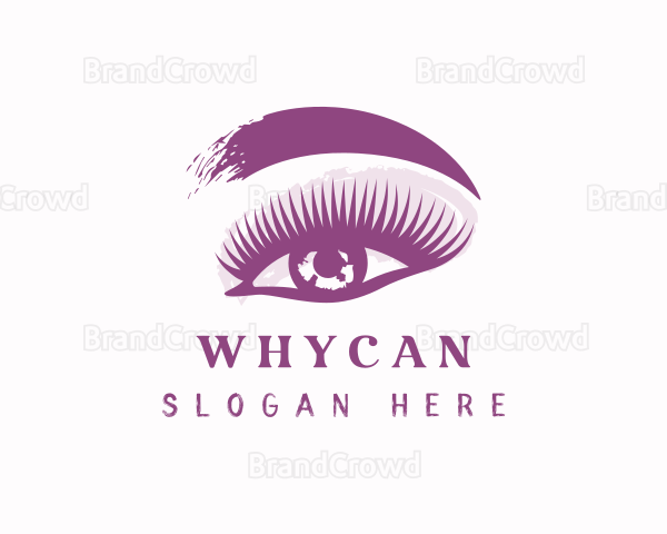 Feminine Eye Makeup Logo