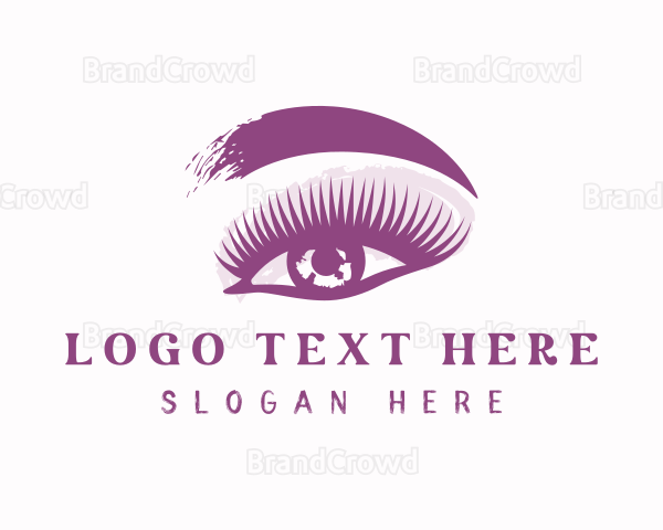 Feminine Eye Makeup Logo