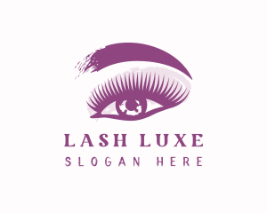 Feminine Eye Makeup logo design