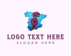 Spain  Nature Flower Logo