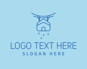 Clean - Home Cleaning Maintenance logo design