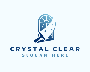 Window Cleaning - Squeegee Window Cleaning logo design