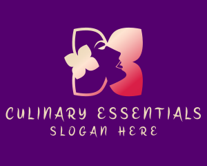 Butterfly Wellness Woman logo design