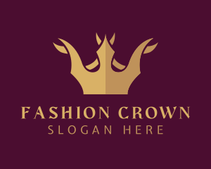 Golden Crown Fashion logo design