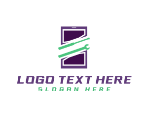 Repair - Cell Phone Technician logo design