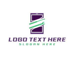 Cell Phone Technician Logo