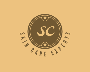 Gold Circle Star Business logo design