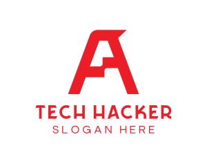 Hacking - Letter A Generic Company logo design