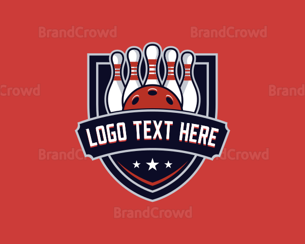 Bowling Shield League Competition Logo