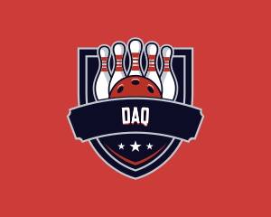 Bowling Alley - Bowling Shield League Competition logo design