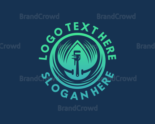 Gradient Plumber Tool Logo