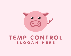 Pig Gaming Controller logo design