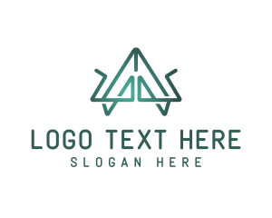 Abstract - Abstract Technology Letter A logo design