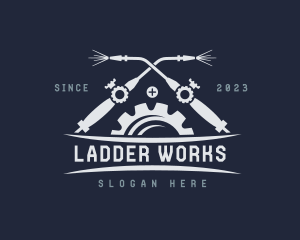 Blow Torch Gear Welder logo design